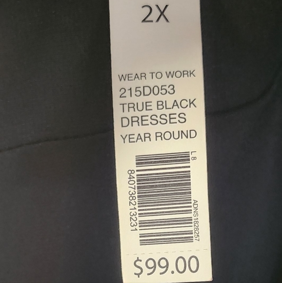 💥NEW 💥 The Limited Black Dress/2x - Picture 2 of 6